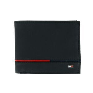 Tommy Hilfiger Men's Leather Leif RFID Bifold Wallet with Flip ID